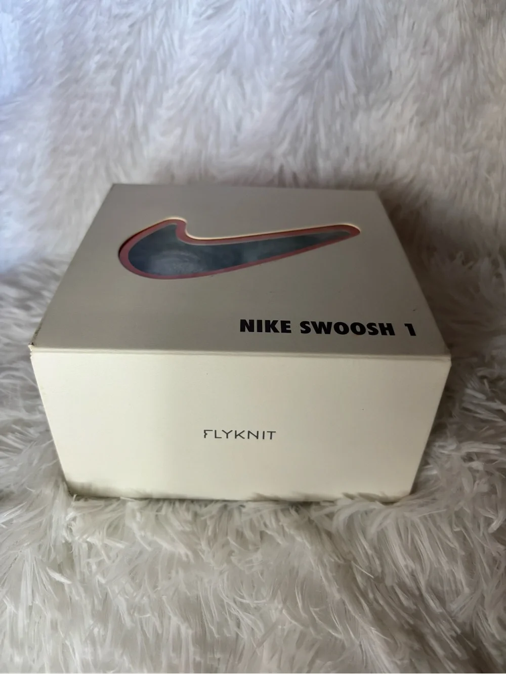 Nike Swoosh 1 Flyknit Glacier Blue Baby Shoes Size 3C